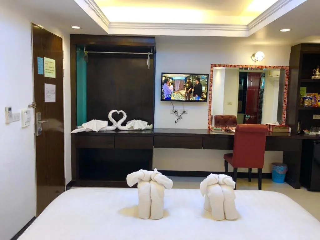Bed in Samranchaykhong Hotel