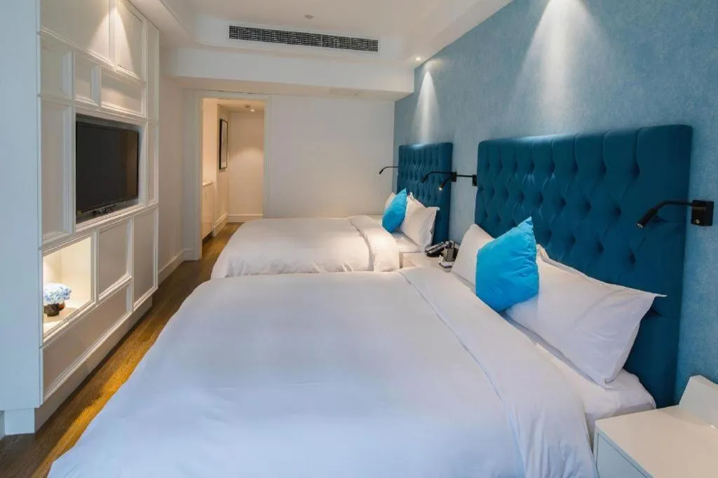 Bed in Shanghai Jinchen Hotel