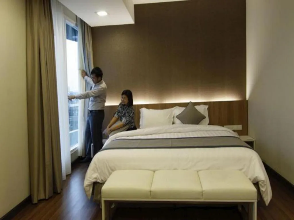 Bed in Hotel 61 Medan