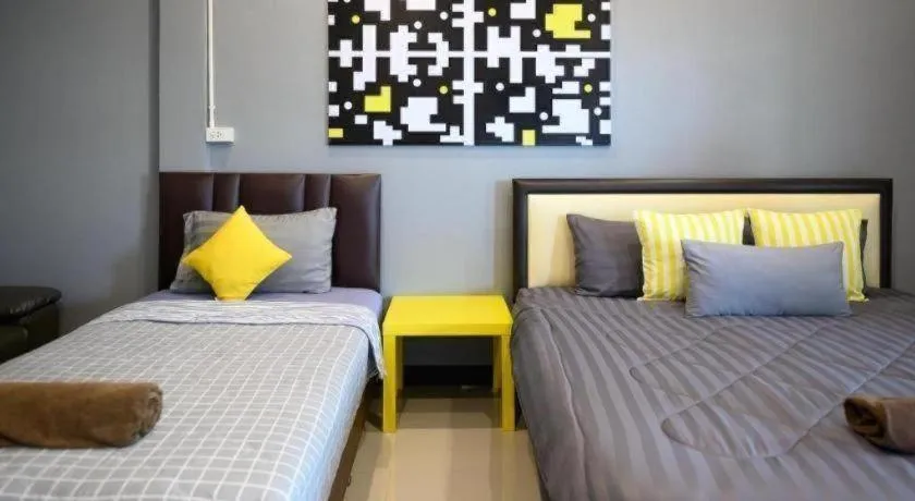 Bed in Nithra Ratree Hotel