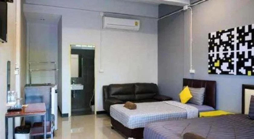 Bed in Nithra Ratree Hotel