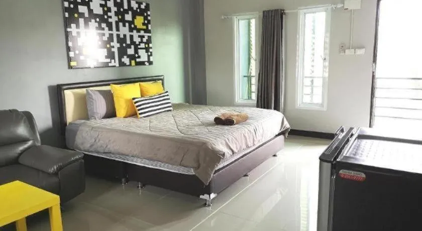 Bed in Nithra Ratree Hotel