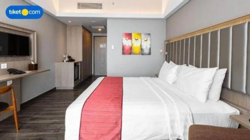 Bed in Gammara Hotel Makassar
