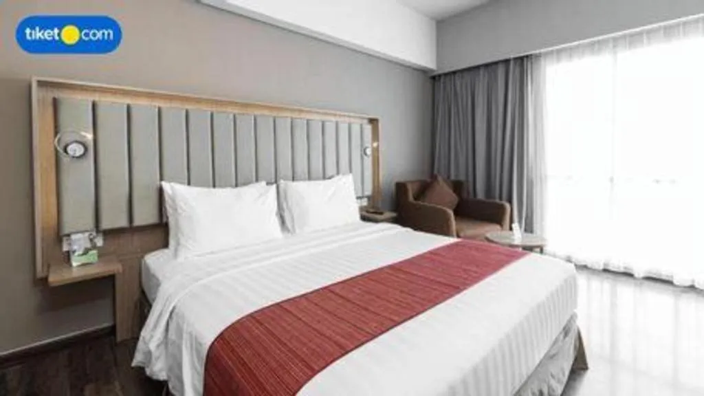 Bed in Gammara Hotel Makassar