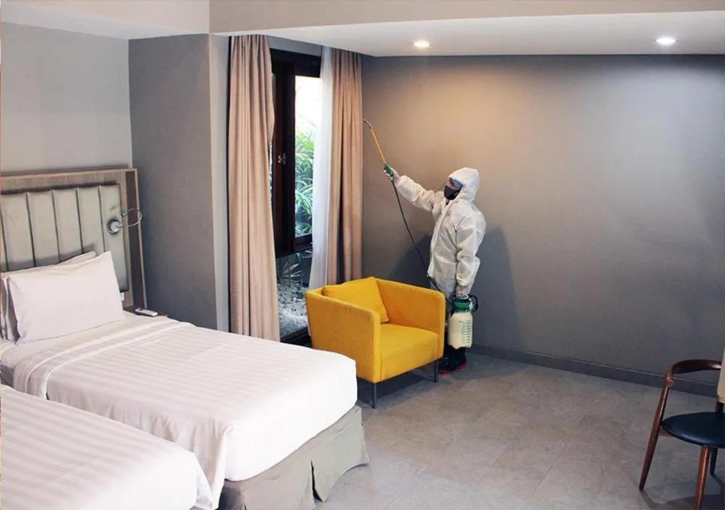 Bed in Gammara Hotel Makassar