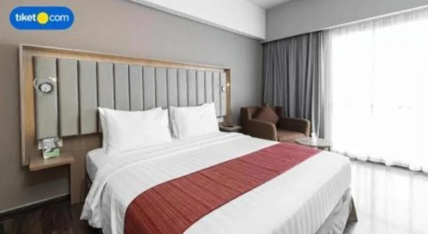 Bed in Gammara Hotel Makassar