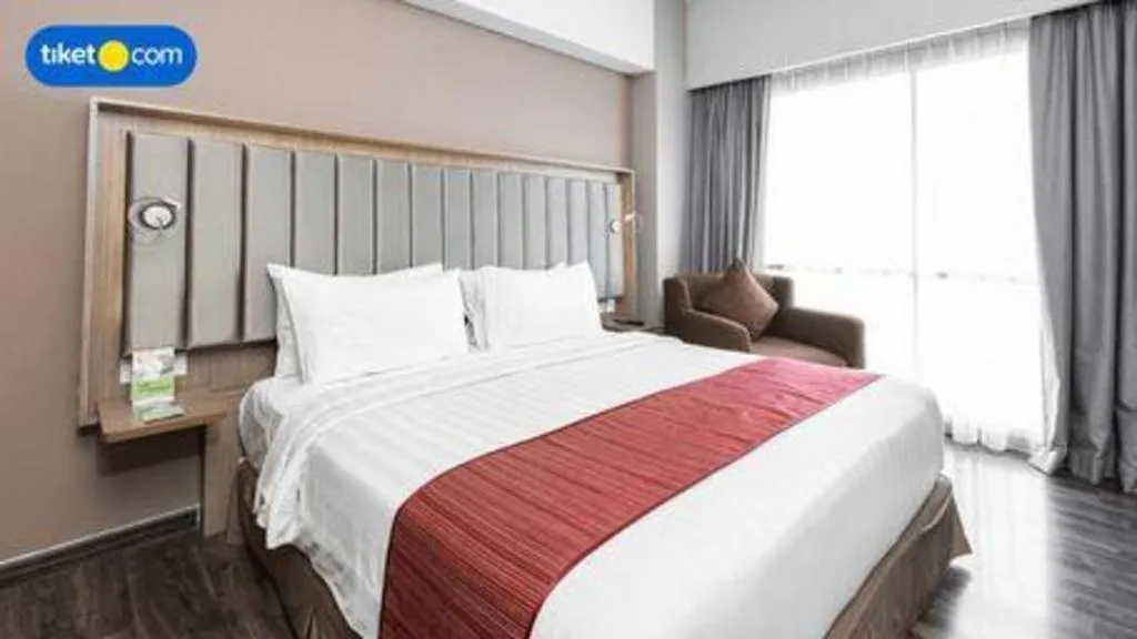 Bed in Gammara Hotel Makassar