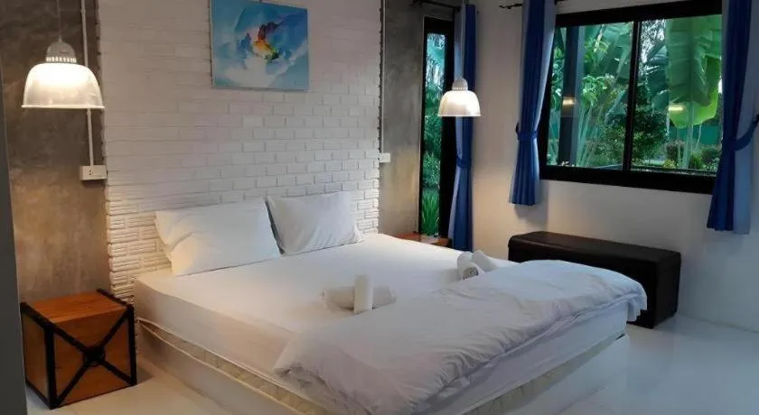 Bed in The Lighthouse Resort at Chanthaburi