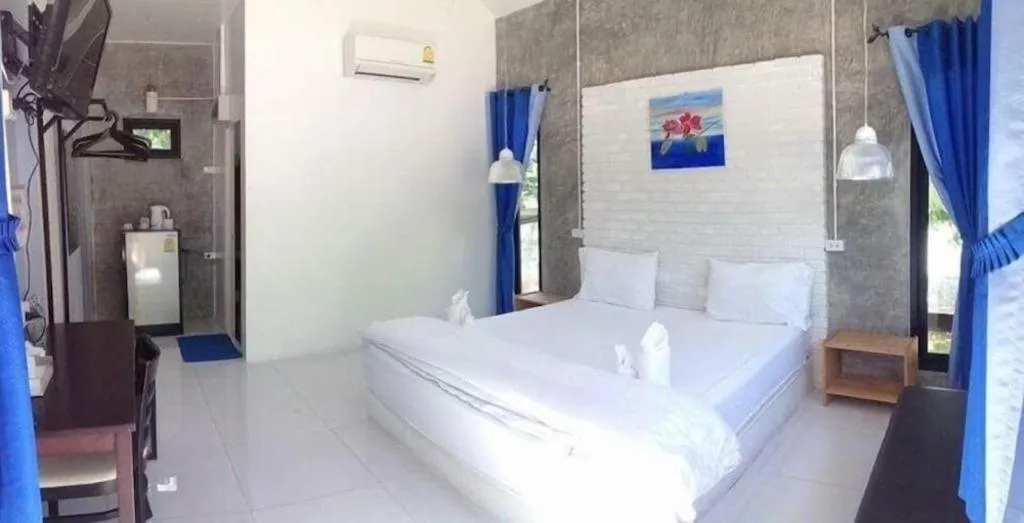 Bed in The Lighthouse Resort at Chanthaburi