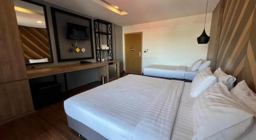 Bed in The Circle Hotel