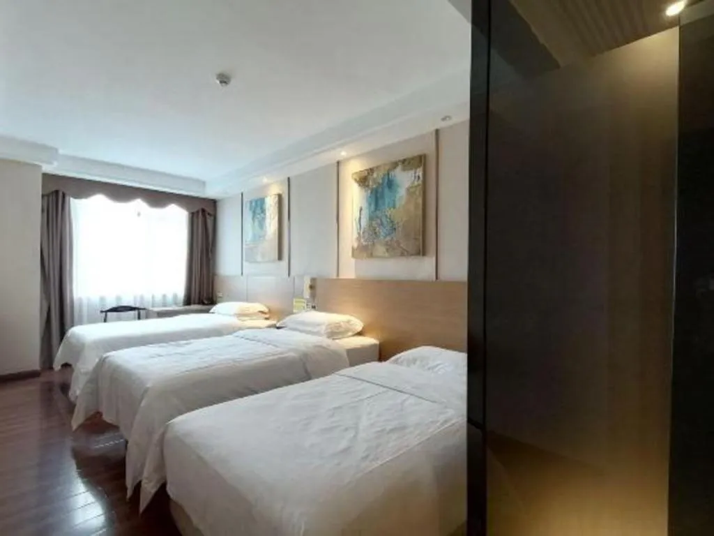 Bed in T Social Hotel Guangzhou Railway Station Branch