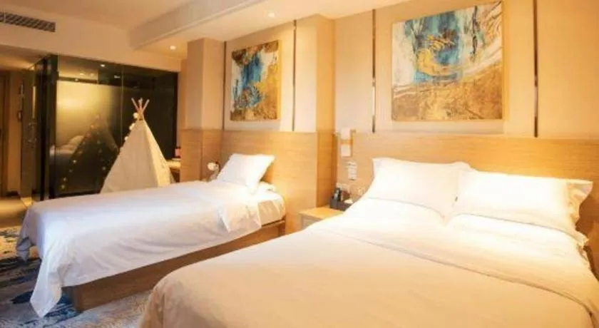 Bed in T Social Hotel Guangzhou Railway Station Branch