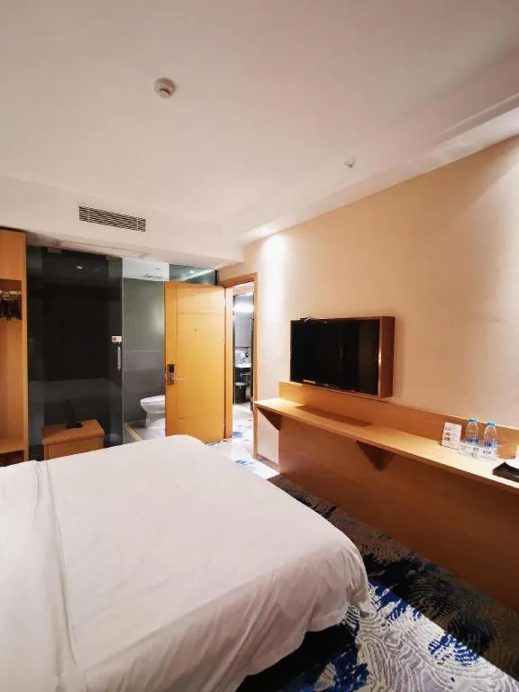 Bed in T Social Hotel Guangzhou Railway Station Branch