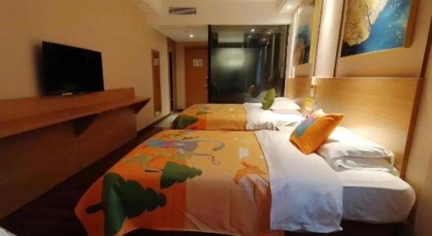 Bed in T Social Hotel Guangzhou Railway Station Branch