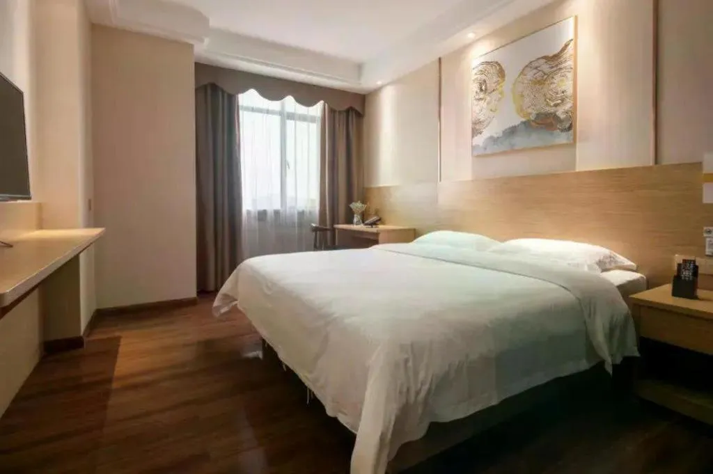 Bed in T Social Hotel Guangzhou Railway Station Branch