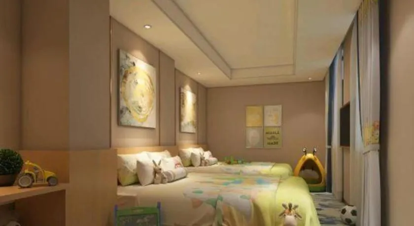 Bed in T Social Hotel Guangzhou Railway Station Branch