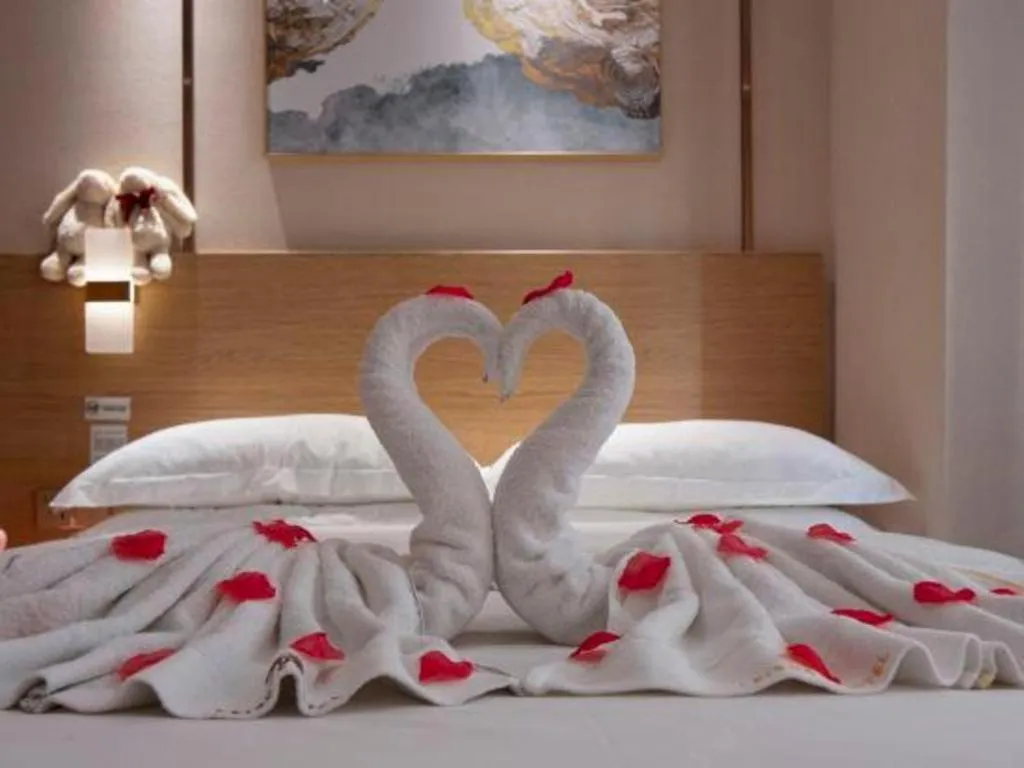 Bed in T Social Hotel Guangzhou Railway Station Branch