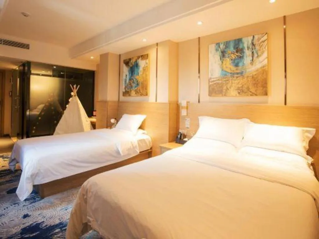 Bed in T Social Hotel Guangzhou Railway Station Branch