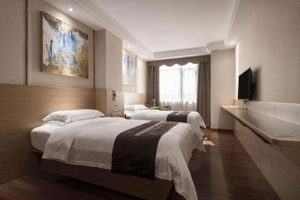 Bed in T Social Hotel Guangzhou Railway Station Branch