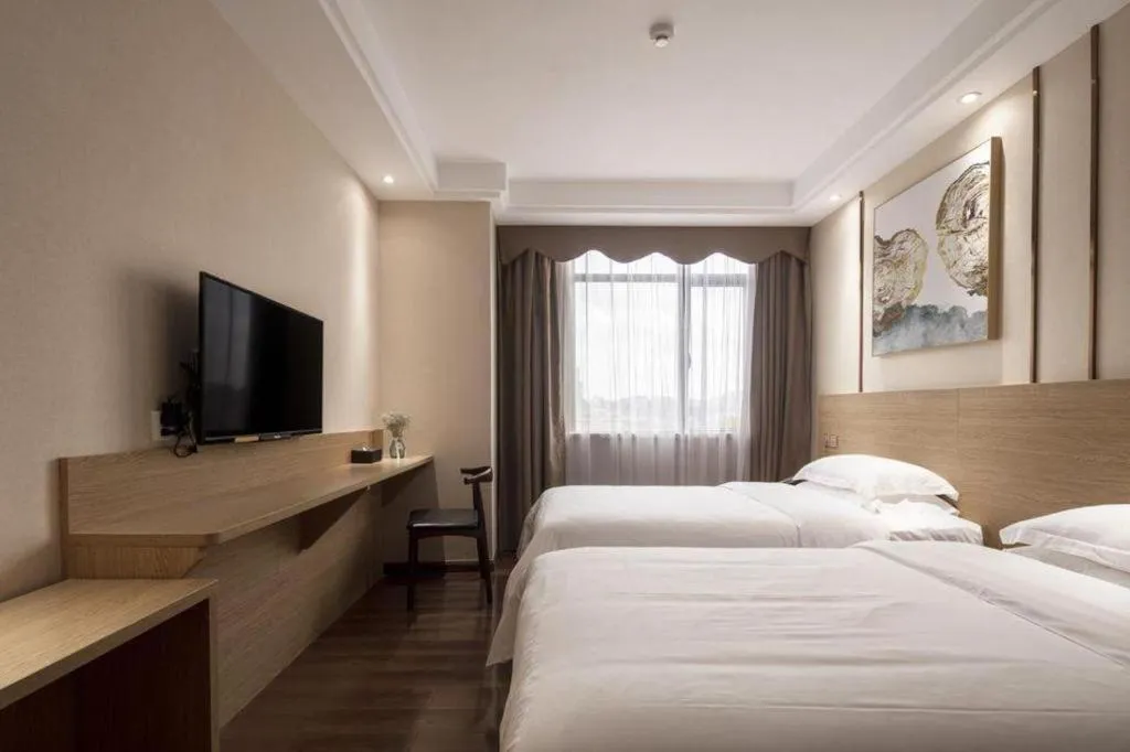 Bed in T Social Hotel Guangzhou Railway Station Branch