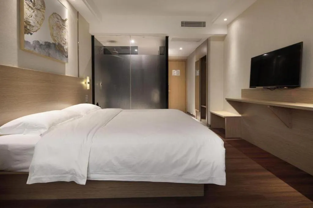 Bed in T Social Hotel Guangzhou Railway Station Branch