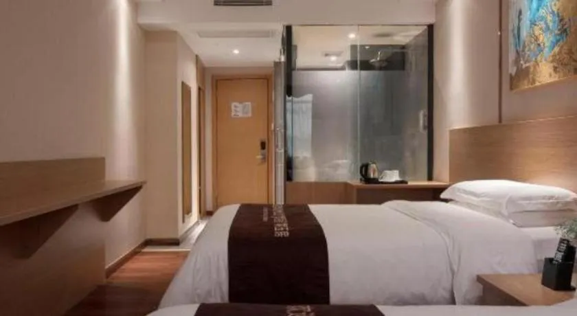 Bed in T Social Hotel Guangzhou Railway Station Branch