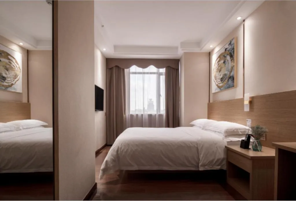 Bed in T Social Hotel Guangzhou Railway Station Branch