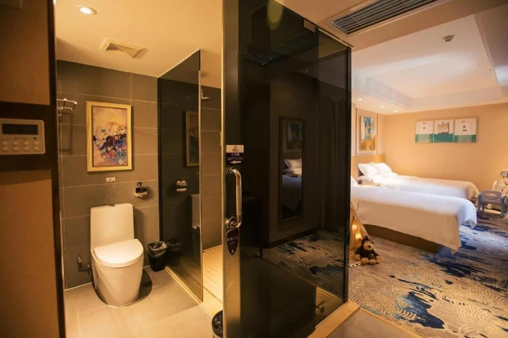 Bed in T Social Hotel Guangzhou Railway Station Branch