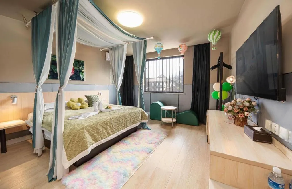 Bed in Jinjiang Inn Suqian Xiangwang Hometown Xingfu South Road