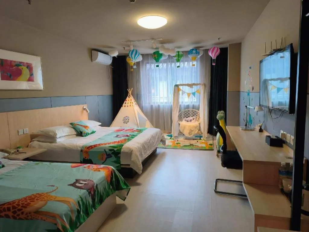 Bed in Jinjiang Inn Suqian Xiangwang Hometown Xingfu South Road