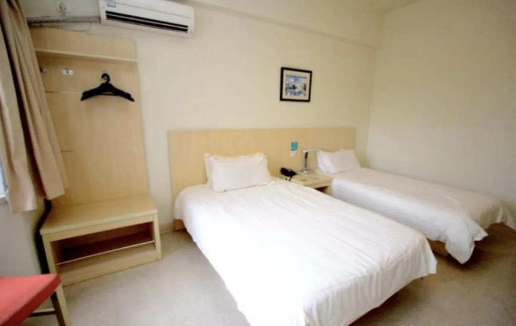 Bed in Jinjiang Inn Suqian Xiangwang Hometown Xingfu South Road