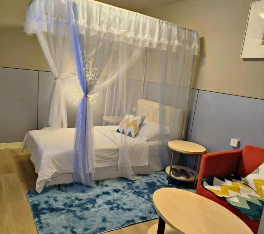 Bed in Jinjiang Inn Suqian Xiangwang Hometown Xingfu South Road