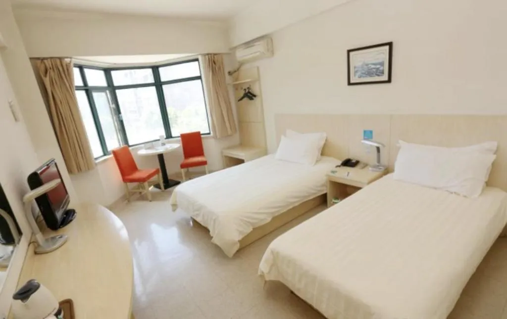 Bed in Jinjiang Inn Suqian Xiangwang Hometown Xingfu South Road