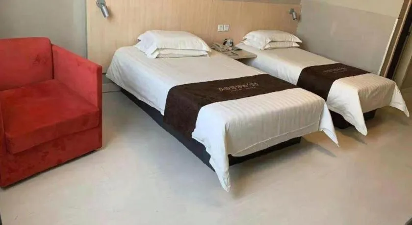 Bed in Jinjiang Inn Suqian Xiangwang Hometown Xingfu South Road