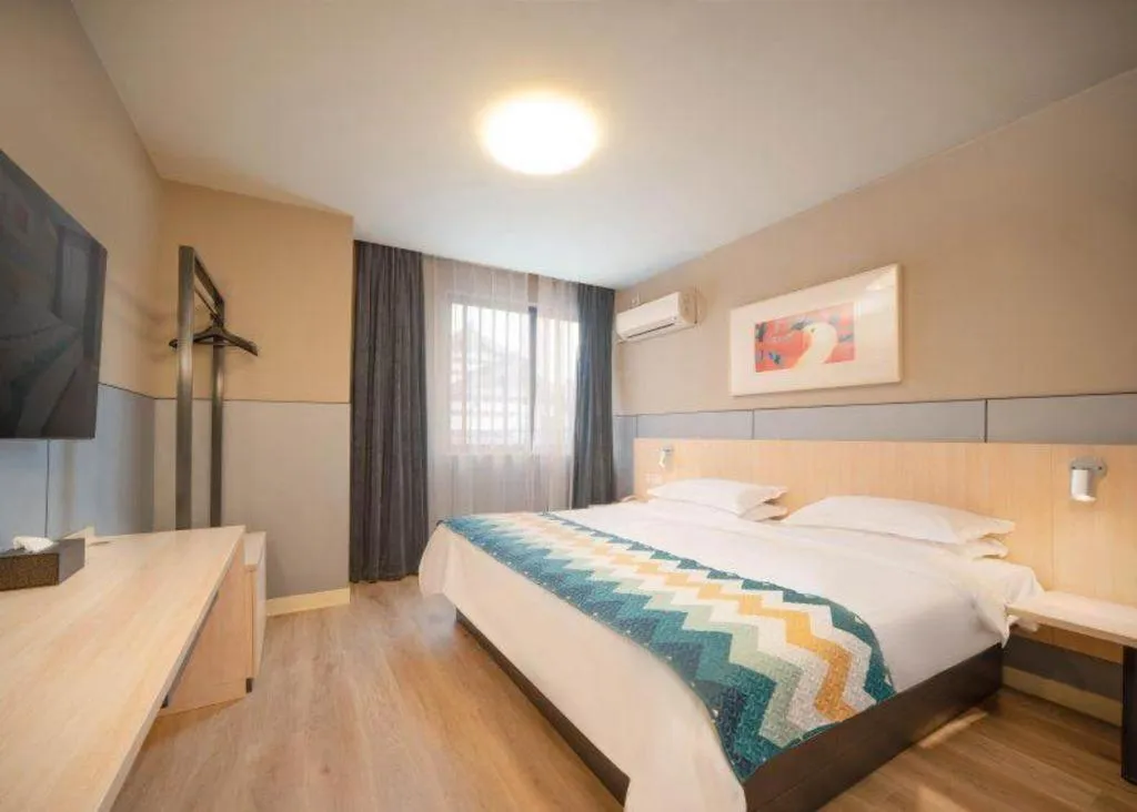 Bed in Jinjiang Inn Suqian Xiangwang Hometown Xingfu South Road