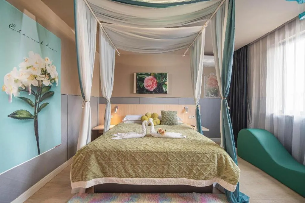 Bed in Jinjiang Inn Suqian Xiangwang Hometown Xingfu South Road