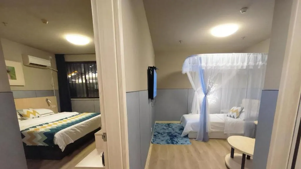 Bed in Jinjiang Inn Suqian Xiangwang Hometown Xingfu South Road