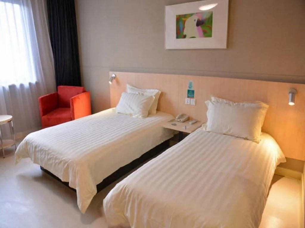 Bed in Jinjiang Inn Suqian Xiangwang Hometown Xingfu South Road