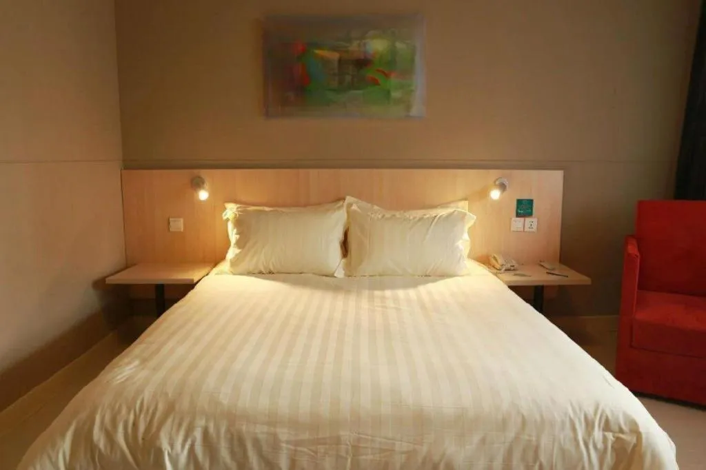 Bed in Jinjiang Inn Suqian Xiangwang Hometown Xingfu South Road