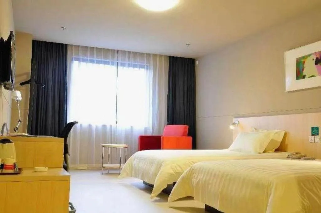 Bed in Jinjiang Inn Suqian Xiangwang Hometown Xingfu South Road