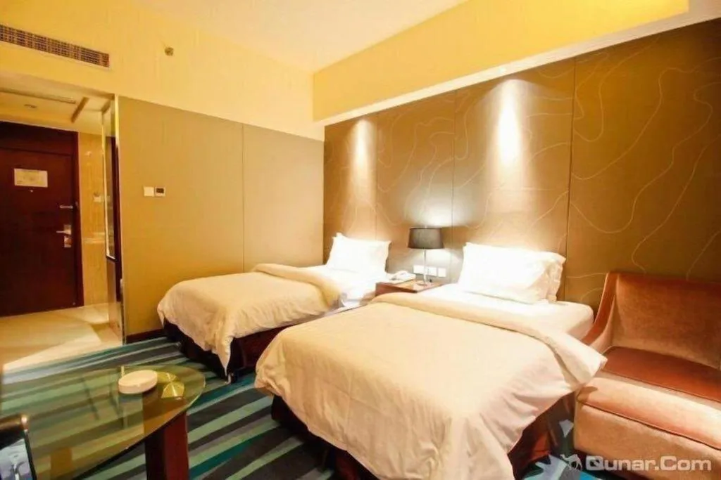 Bed in Metropolo Hotel Hefei Baohe Wandabao Park Metro Station