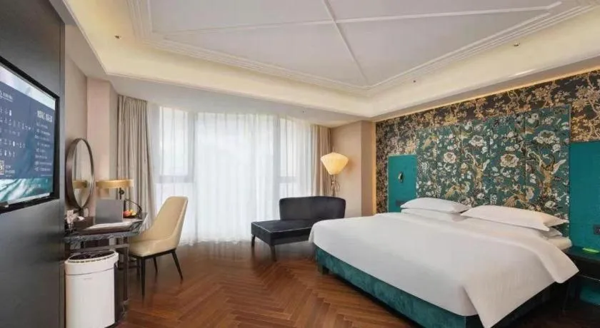 Bed in Metropolo Hotel Hefei Baohe Wandabao Park Metro Station