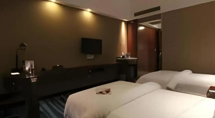 Bed in Metropolo Hotel Hefei Baohe Wandabao Park Metro Station