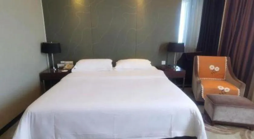 Bed in Metropolo Hotel Hefei Baohe Wandabao Park Metro Station