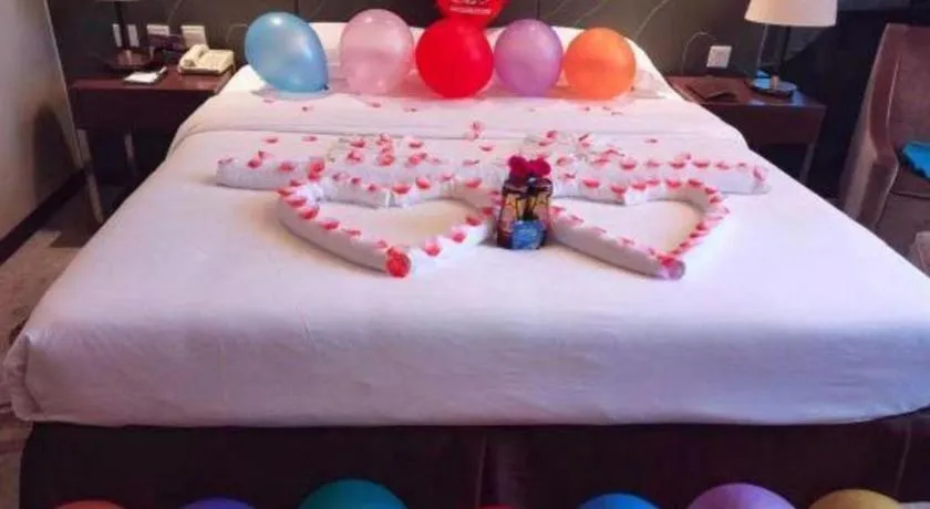 Bed in Metropolo Hotel Hefei Baohe Wandabao Park Metro Station