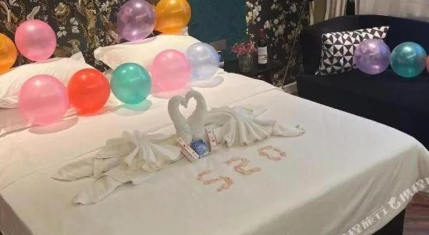 Bed in Metropolo Hotel Hefei Baohe Wandabao Park Metro Station