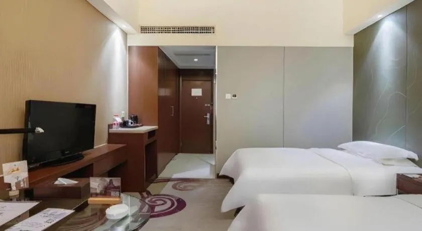 Bed in Metropolo Hotel Hefei Baohe Wandabao Park Metro Station