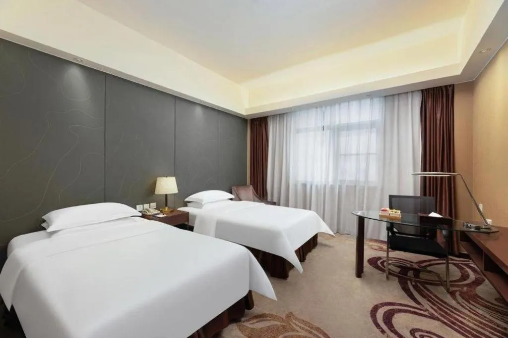 Bed in Metropolo Hotel Hefei Baohe Wandabao Park Metro Station