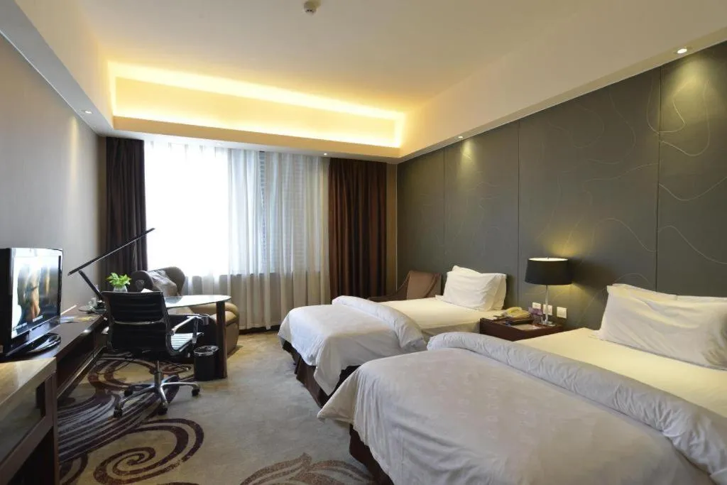 Bed in Metropolo Hotel Hefei Baohe Wandabao Park Metro Station