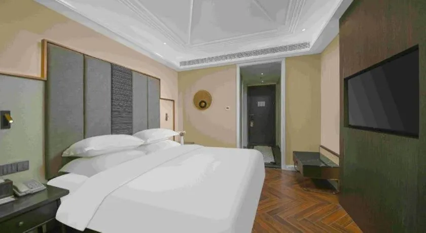 Bed in Metropolo Hotel Hefei Baohe Wandabao Park Metro Station